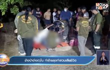 ช้างป่าอ่างฤาไน ทำร้ายลุงทำสวนเสียชีวิต