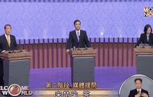 ดีเบตครั้งแรกของผู้สมัครเลือกตั้งปธน.ไต้หวัน