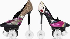 รองเท้าสเก็ตส้นสูง แฟชั่นแซ่บๆ จาก Saint Laurent ทุกย่างก้าวต้องถูกจับจ้อง