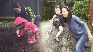 อุ้ม สิริยากร กับบทบาท แม่บ้านต่างแดน ทำกับข้าว ปลูกผัก เย็บผ้าให้ลูก