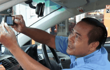 สน.ประเวศนำร่องติดกล้องให้แท็กซี่