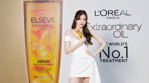 สวยสะกด! ฮันโซฮี ลัดฟ้ามางาน L’Oreal Paris Elseve Extraordinary Oil ฉลองเซรั่มทรีทเมนต์บำรุงผมอันดับ 1 ของโลก พร้อมทัพคนดังอีกมากมายใจกลางกรุงเทพฯ