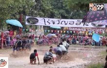 ประเพณีแข่งขันเรือบก วัดเนินกุ่ม จ.พิษณุโลก