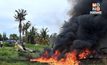 เฮลิคอปเตอร์ตำรวจตกที่ประจวบ เสียชีวิต 3 นาย