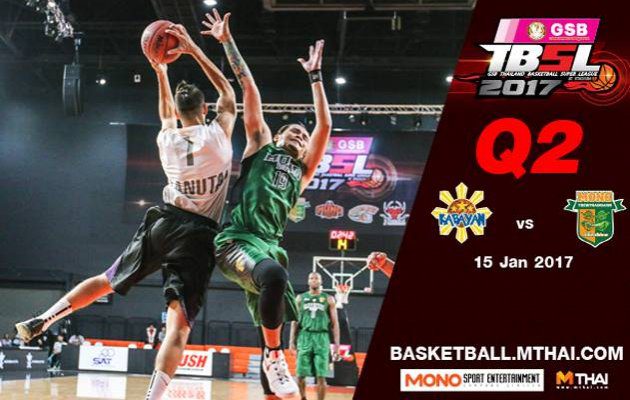 การแข่งขันบาสเกตบอล TBSL2017 คู่ที่4 Kabayan (Philipine) VS Mono Thew Q2  15/01/60