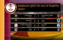 ผลฟุตบอลยูโรป้า ลีก รอบ 8 ทีมนัดแรก