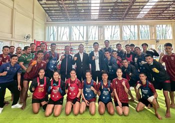 คณะผู้บริหารกองทุนพัฒนาการกีฬาแห่งชาติ ลงพื้นที่ให้กำลังใจนักกีฬาไทย พร้อมติดตามความพร้อมก่อนศึกซีเกมส์และพาราเกมส์
