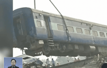 อินเดียหยุดค้นหาศพจากเหตุรถไฟตกรางแล้ว