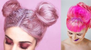 Glitter Hair เทรนด์ผม ปาร์ตี้ฟรุ้งฟริ้ง ปิดโคนสีผมต่างให้เด่นฟริ้ง!