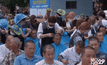 ชาวเกาหลีใต้ 900 คนโกนศีรษะประท้วง