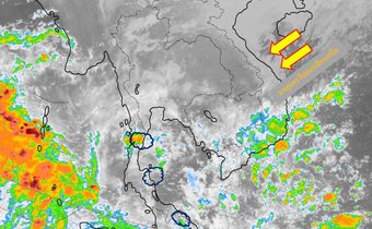 ประเทศไทยตอนบนมีอากาศเย็น / เตือน 8 – 11 ธ.ค. ภาคใต้ตอนล่างมีฝนตกหนัก-หนักมาก