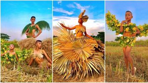 ครีเอทสุดยอด!!!  ‘กีกี้จูโน่ นางฟ้าบ้านนา’  เนรมิตทุ่งนาเป็นรันเวย์ วิคตอเรียซีเคร็ท