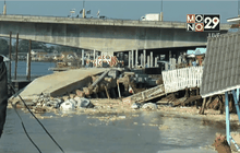 เขื่อนกั้นริมแม่น้ำเจ้าพระยาพังบ้านทรุดหลายหลัง