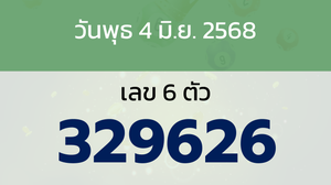 หวยลาว งวดวันพุธ 4 มิถุนายน 2568