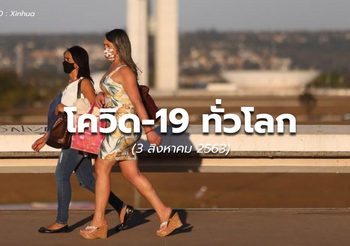 สถานการณ์โควิด-19 ทั่วโลก – 3 ส.ค. 63