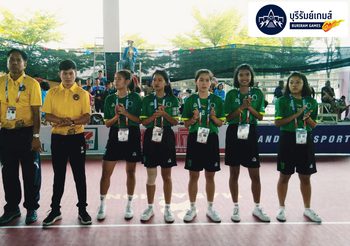 “ราชบุรี” ทุบ”ลำปาง”ลิ่วรอบตัดเชือกตะกร้อทีมเดี่ยวหญิง บุรีรัมย์เกมส์