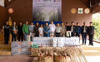 สถาบันสิ่งแวดล้อมไทย-ดิไอคอน กรุ๊ป จัดทำแนวกันไฟป่าดอยอินทรีย์