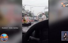 ไล่ล่า 2ผู้ต้องหาหนีห้องขัง ขโมยรถตำรวจอุดร