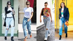 เทคนิคการแต่งตัวสไตล์สาวตัวเล็ก ใส่ กางเกงยีนส์ ทรงโคร่ง ให้สวยเป๊ะแบบดารา