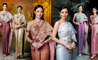 ญิ๋ง ญิ๋ง ศรุชา สลัดลุคสาวเซ็กซี่ ห่มสไบในลุคชุดไทยพระราชนิยมกว่า 10 ชุด