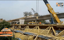 รื้อสะพานข้ามแม่น้ำเจ้าพระยาพังถล่ม
