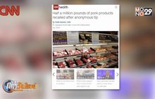 สหรัฐฯ เรียกคืนเนื้อหมูกว่า 2 แสนกิโลกรัม