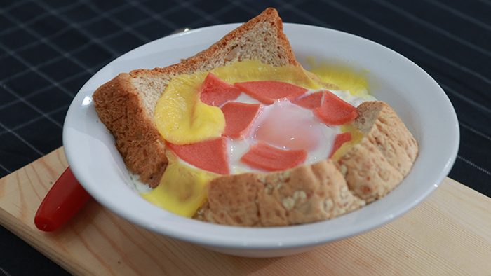 สูตร ไข่ถ้วยขนมปังอบชีส เมนูอาหารเช้าทำง่ายๆ อิ่มอร่อย
