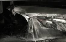 รถบรรทุกดีเซลพลิกคว่ำ ถ.บรมราชชนนี