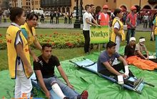 เปรูซ้อมรับมือภัยพิบัติ