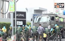 จิตอาสาพระราชทานทำความสะอาด เทอมินัล 21 โคราช