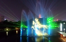 ​การแสดงม่านน้ำประกอบแสงสีเสียงในจีน