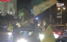ชาวเลบานอนฉลองหลังปิดหีบเลือกตั้ง