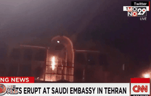 เผาสถานทูตซาอุฯในอิหร่าน