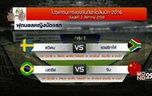 บอลหญิง “ริโอเกมส์” ประเดิมคิกออฟ 3 สิงหาคม
