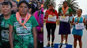 สายวิ่งมีหนาว! สาวเม็กซิโก นุ่งกระโปรง สวมรองเท้าแตะ ชนะวิ่งมาราธอน 50 กม.