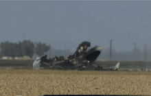 เครื่องบินรบตกใกล้ฐานทัพในสหรัฐฯ