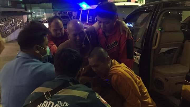 หลวงพ่ออลงกต ปลอดภัยแล้ว หลังประสบอุบัติเหตุรถชน ที่ลพบุรี