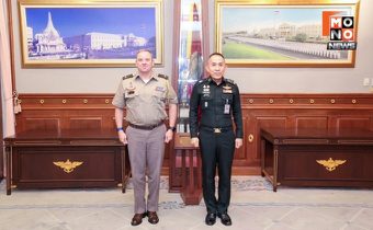 พันเอก ทิโมธี ปีเตอร์แมน ผู้ช่วยทูตทหารสหรัฐอเมริกา ประจำกรุงเทพ เข้าเยี่ยมคำนับ ปลัดกระทรวงกลาโหม