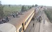 รถไฟชนกันในอียิปต์ ดับ 15 คน