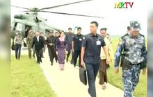 “ซูจี” ลงพื้นที่ในรัฐยะไข่ครั้งแรก