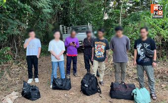 ไม่รอดสายตา! รวบชาวไทย – ชาวจีน กำลังหนีข้ามไปทำงานในบ่อนฝั่งเขมร