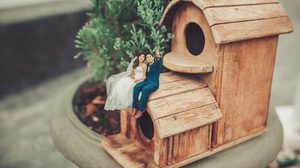 ภาพถ่าย พรีเวดดิ้ง คู่รักตัวจิ๋ว สุดครีเอท ผลงานคนไทย ที่ต่างชาติยังชื่นชม