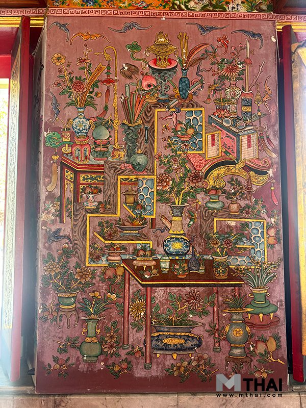 ภาพจิตรกรรมฝาผนังในอุโบสถ