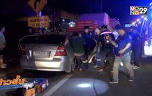 สิบโทขับรถชนท้ายรถบรรทุกเสียชีวิตคาดหลับใน