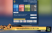 ศบค.พบผู้ติดเชื้อโควิด-19 เพิ่ม 5 ราย