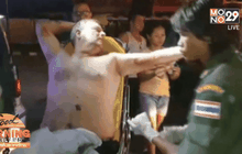 ชาวต่างชาติตกท่อระบายน้ำ จ.ปทุมธานี