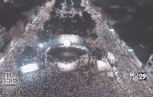 ชาวโคราชหลั่งไหลร่วมร้องเพลงสรรเสริญพระบารมี