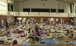 ผู้ประสบภัยน้ำท่วมในญี่ปุ่นจำนวนมากรอความช่วยเหลือ