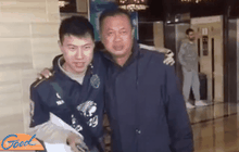 หนุ่มจีนปันใจเชียร์ “บุรีรัมย์” ก่อนดวลซานตง