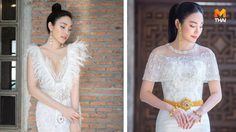 แรงบันดาลใจจาก นางสวรรค์ของชาวกรีก เมย์ พิชญ์นาฏ สวยสง่าในชุดแต่งงาน